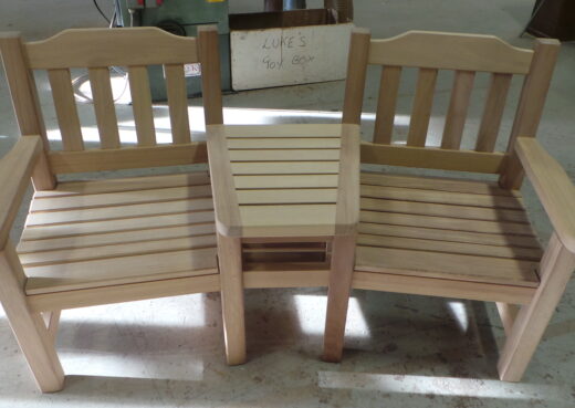 Helmsley Companion Bench ready for Normandy