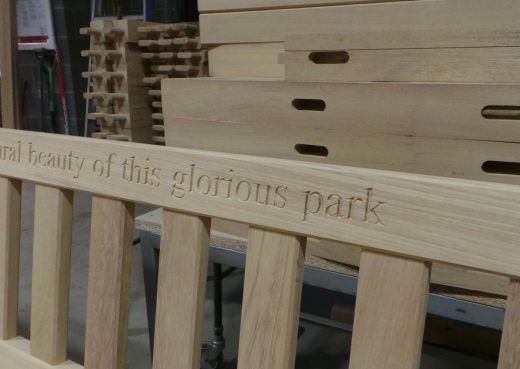 Engraving on the Mendip Bench