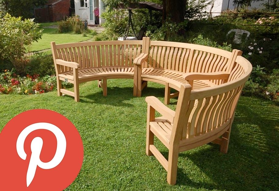 Curved benches on Pinterest