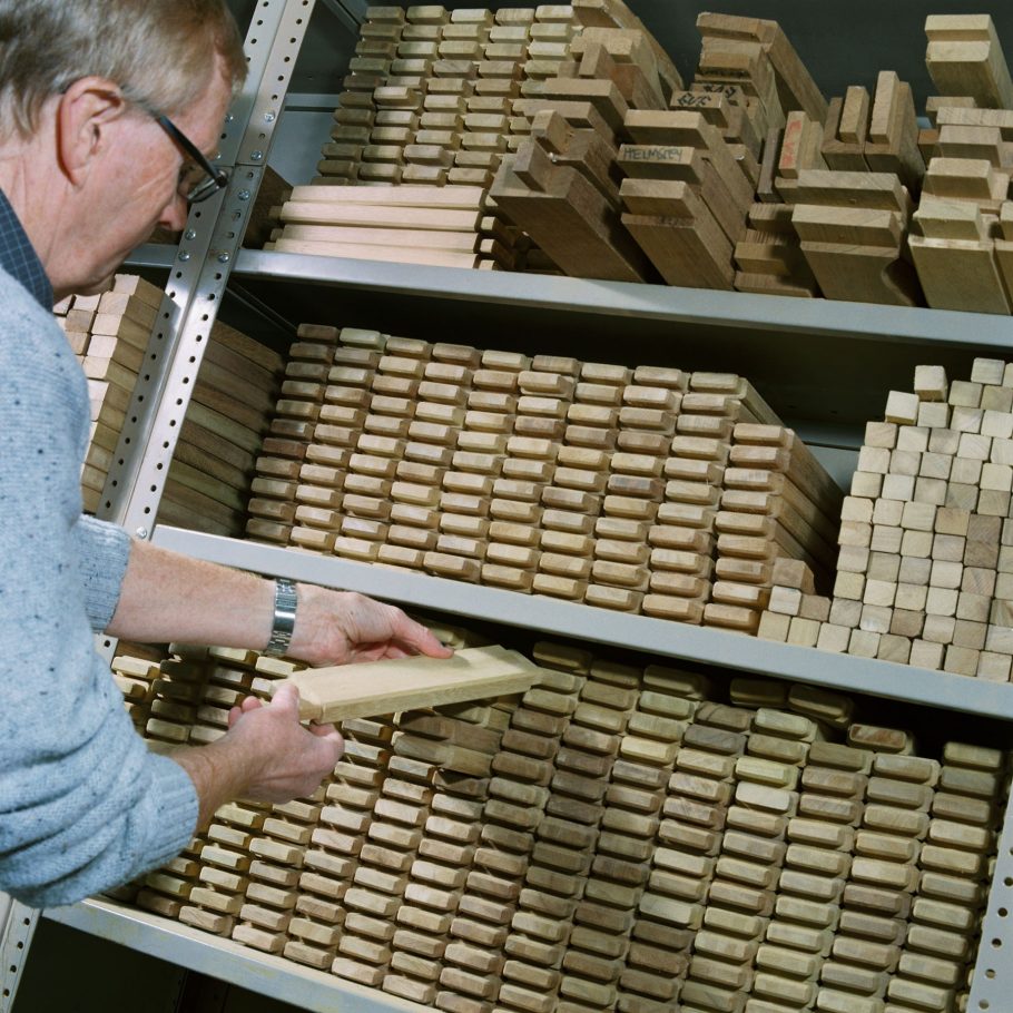 Mike in the stock room.