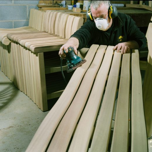 Garry planing the Waveform seat