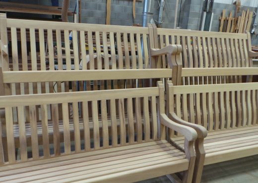 Sledge benches for Royal Parks