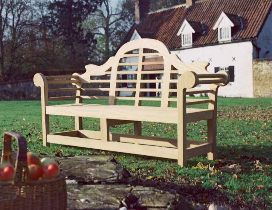 Testimonial from a happy customer when we supplied a Lutyens bench