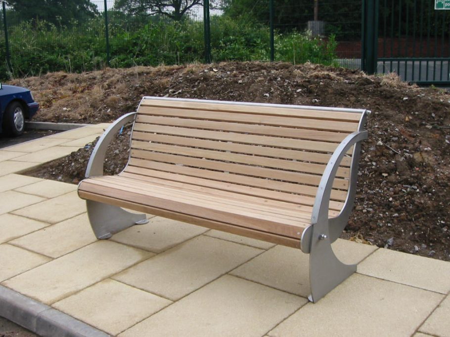 The Spinnaker Bench great for public seating in the urban environment