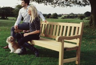 The Mendip 6ft Memorial Bench