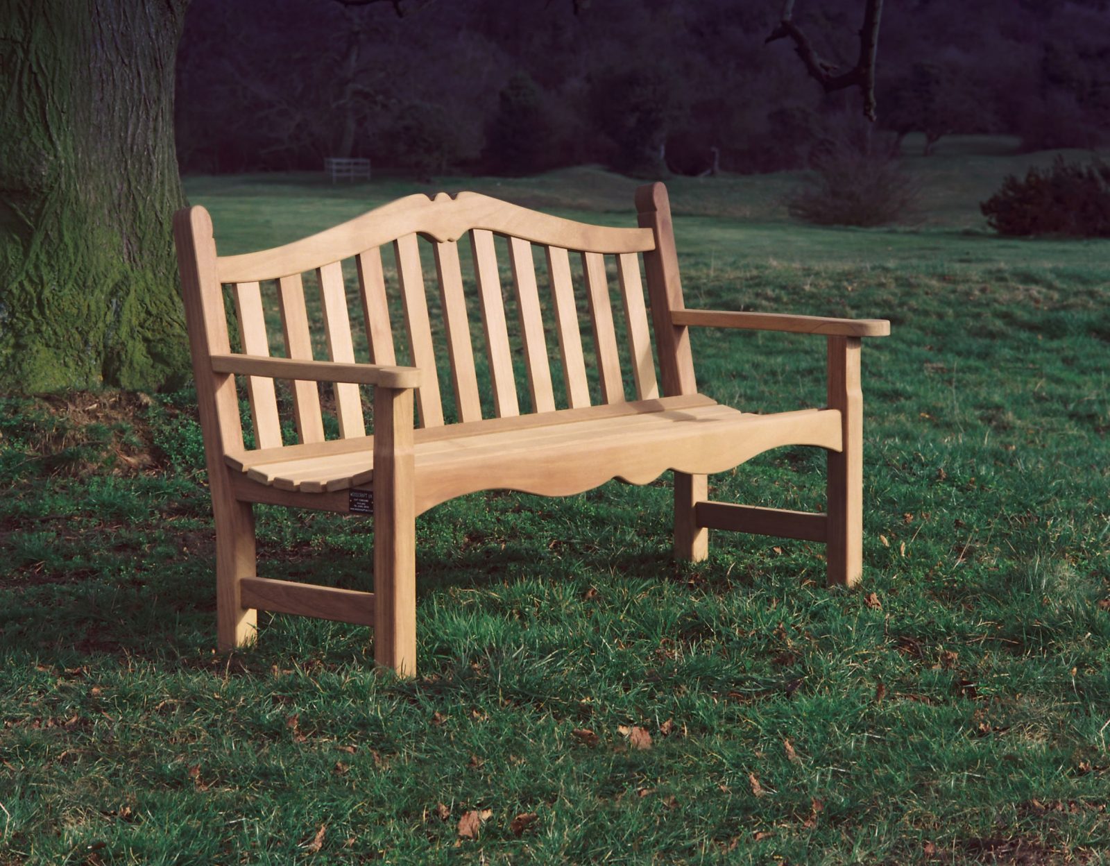 Knaresborough Wooden Garden Bench made in Yorkshire Woodcraft UK