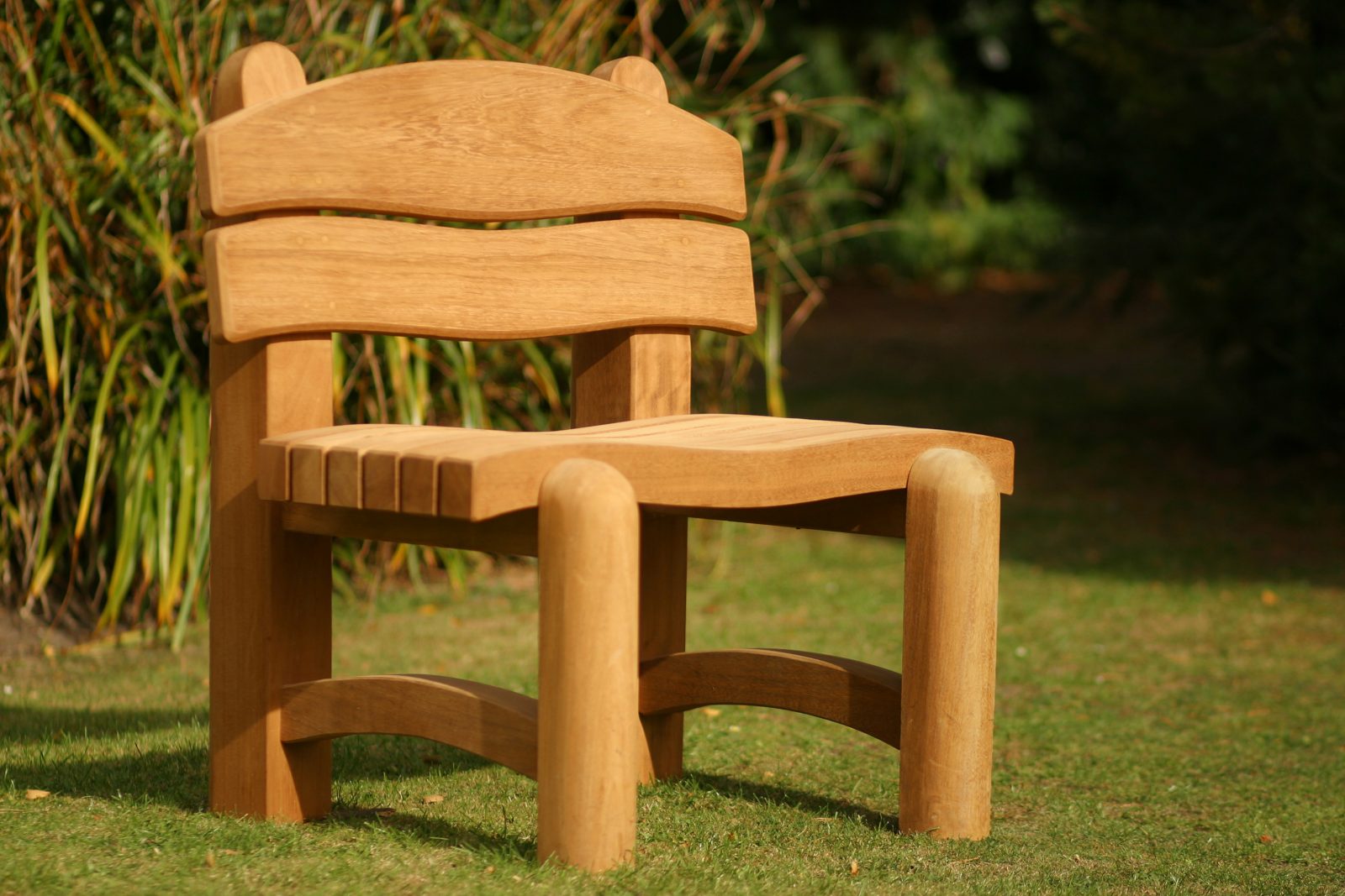 Waveform Wooden Garden Chair inspired by the Humber Woodcraft UK