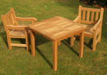 The standard dining table with York chairs - Click to enlarge