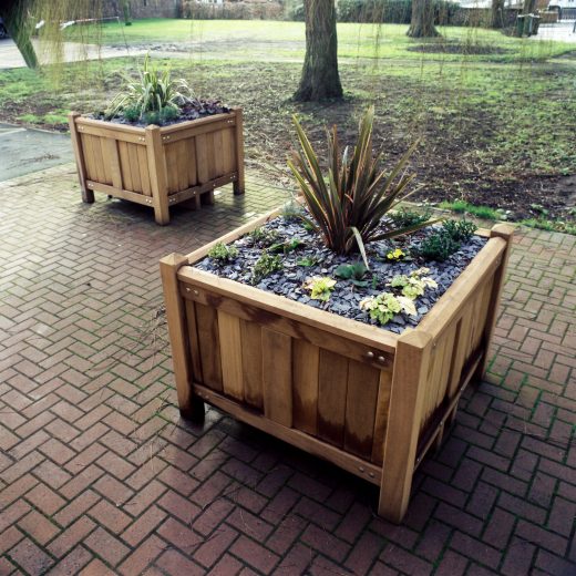 Sturdy roadside planters. Any size and shape.