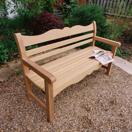 The Beverley wooden garden chair by Woodcraft UK