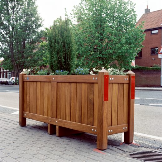 Sturdy roadside planters. Any size and shape.