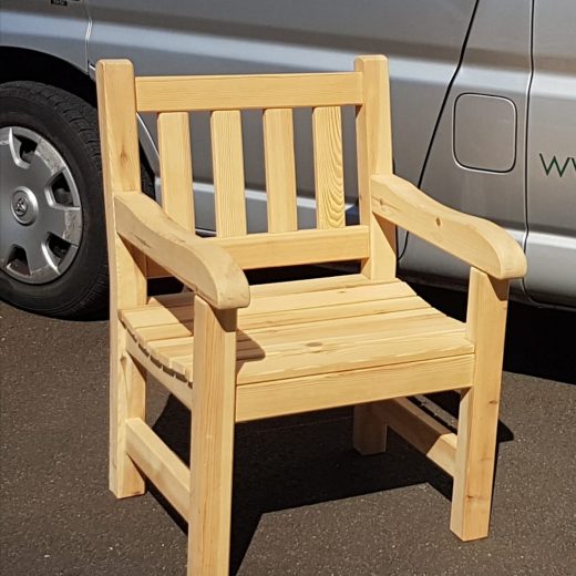 Competition prize; A York wooden garden chair