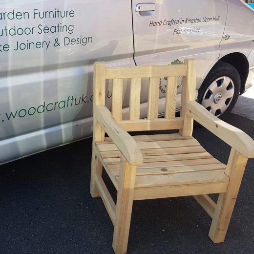 A York wooden garden chair as the competition prize