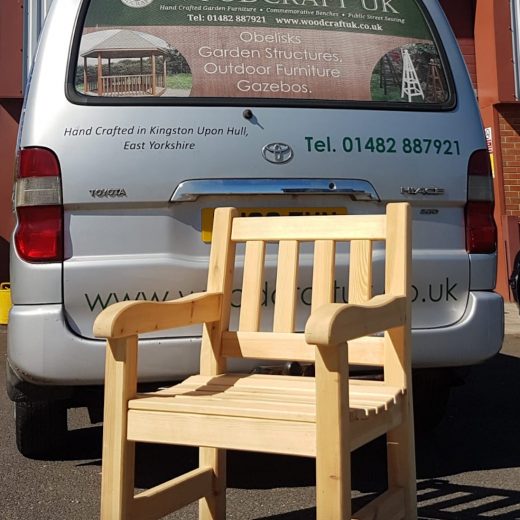 York chair ready for delivery to the lucky prize winner
