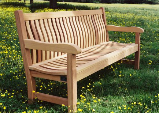 Side view of the Scarborough bench