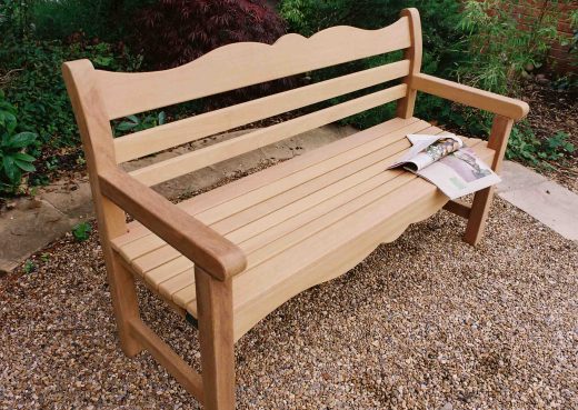 The Beverley wooden garden chair by Woodcraft UK