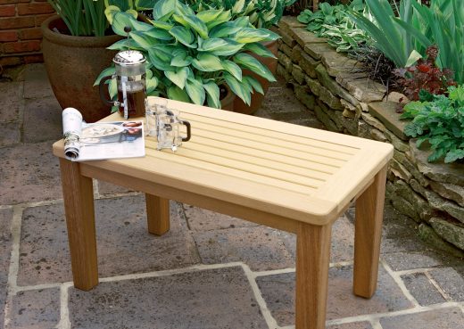 The Malton coffee table ideal for patios