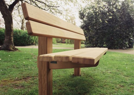 The Staxton wooden bench