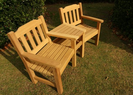 Helmsley garden chair from above