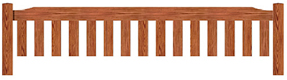 Enlarged Garden bench top rail option C