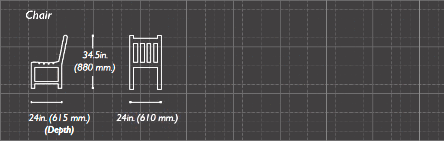 The York Garden Chair Sizes